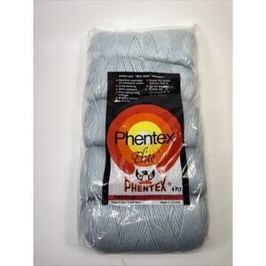 Vtg Phentex Elite 4 Ply Baby Blue 100% Olefin Yarn 15oz 425g New K3